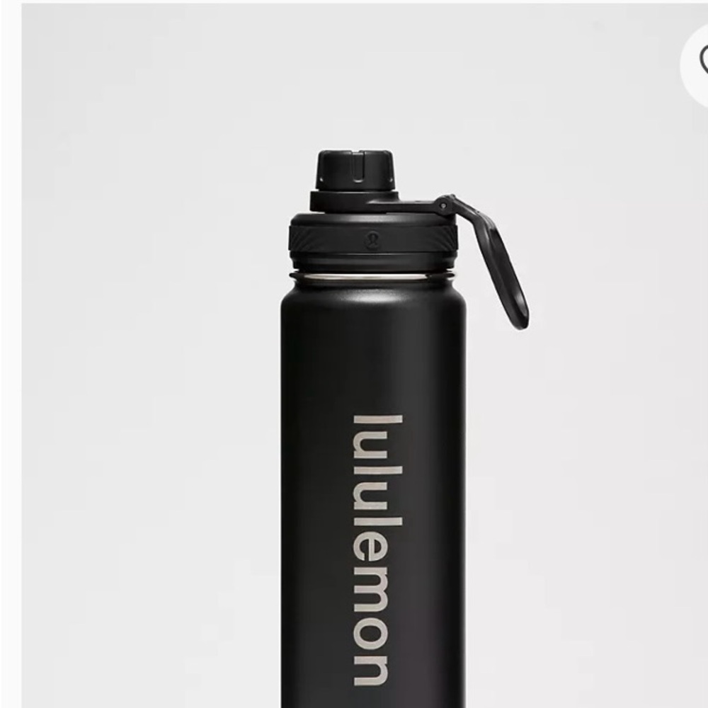 Lululemon Black Water Bottle